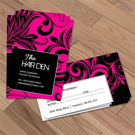 hair stylist business card examples.